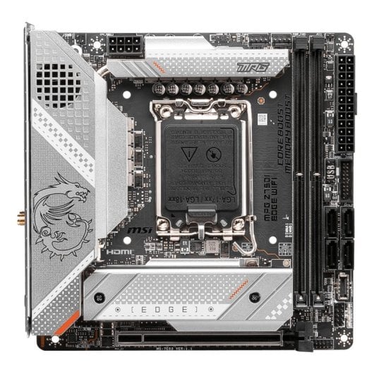 Motherboard MSI Z790 LGA1700 mini ITX MPG Z790I EDGE WIFI DDR5 PCIe 5.0 Wi-Fi 6E 2,5 GbE