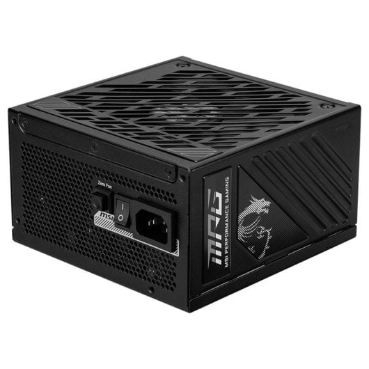Fuente de Alimentación MSI 1250W 80PLUS Gold MPG A1250GS PCIE5 Modular Protecciones Avanzadas