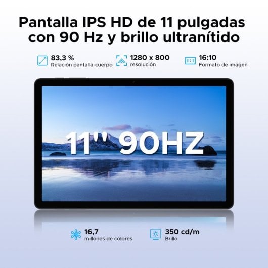 Tablet Doogee Tab G6 11" 256GB WiFi+4G Dual SIM Negra