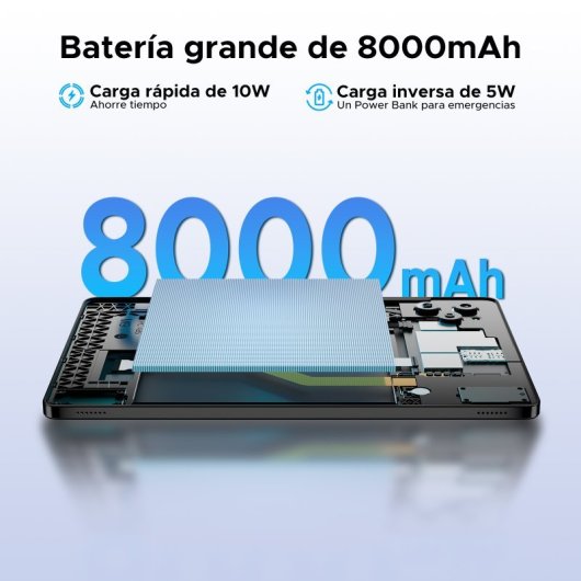 Tablet Doogee Tab G6 11" 256GB WiFi+4G Dual SIM Negra