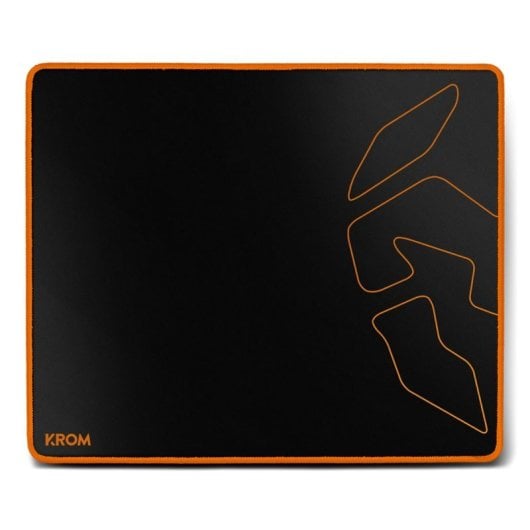 Alfombrilla Gaming Krom Knout Speed Special Edition 320x270 mm Negro Naranja Microfibra