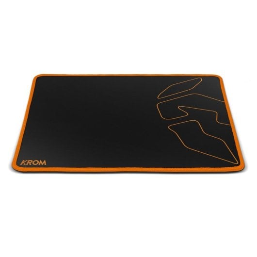 Alfombrilla Gaming Krom Knout Speed Special Edition 320x270 mm Negro Naranja Microfibra