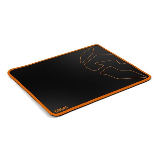 Alfombrilla Gaming Krom Knout Speed Special Edition 320x270 mm Negro Naranja Microfibra