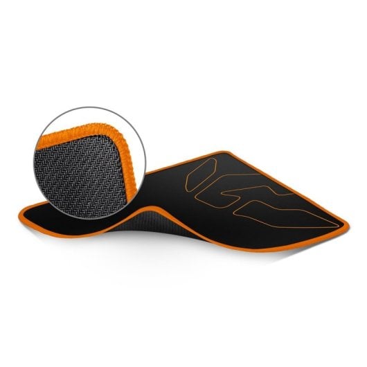 Alfombrilla Gaming Krom Knout Speed Special Edition 320x270 mm Negro Naranja Microfibra