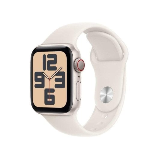 Apple Watch SE GPS + Cellular 40mm OLED Aluminium Gold S/M NFC Wasserdicht Herzfrequenz SOS