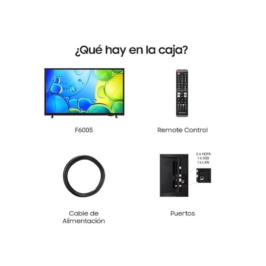 Téléviseur LED Samsung série F6002F 32 pouces UE32F6002FKXXH FullHD HDR Tizen