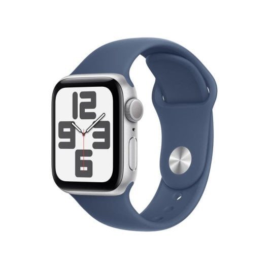Apple Watch SE GPS Bluetooth 5.3 40mm OLED Blau M/L Wasserdicht Pulsuhr Schlafüberwachung