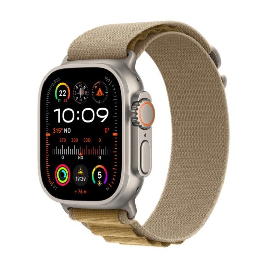 Smartwatch Apple Watch Ultra 2 GPS + Cellular 49 mm Titanio Natural Band M