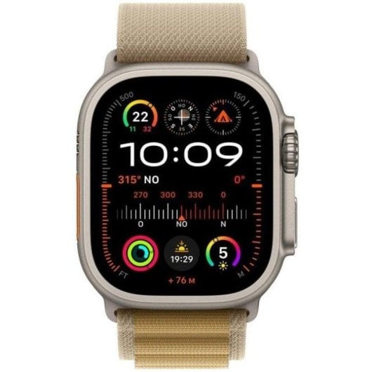 Apple Watch Ultra 2 GPS + Cellular 49mm OLED Titanio Tan L Resistenza Acqua 100m SpO2 ECG