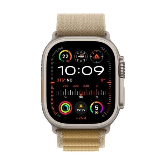 Apple Watch Ultra 2 GPS + Cellular 49mm OLED Titanio Tan L Resistenza Acqua 100m SpO2 ECG