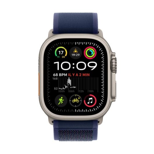 Montre Apple Watch Ultra 2 GPS + Cellular 49mm Titanio Résistante à l'eau 100m