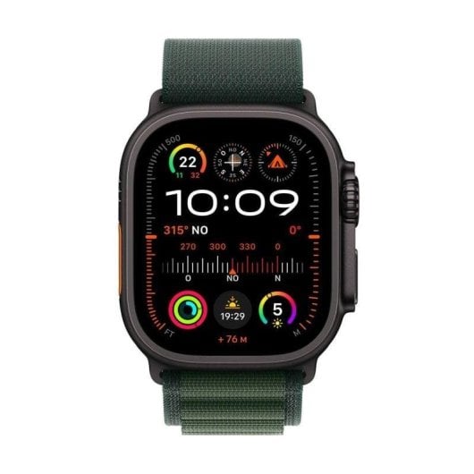 Apple Watch Ultra 2 GPS Cellular 49mm OLED Titan Grün Alpine S Wasserdicht IP6X SpO2