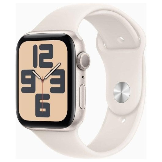 Apple Watch SE GPS NFC 44mm OLED Cassa Alluminio Oro Beige M/L Resistenza Acqua 50m