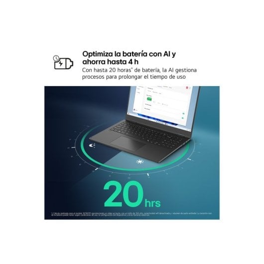 Portátil LG Gram 17Z90S-G.AA78B 17? Intel Core Ultra 7 16GB 1TB SSD AI Gram MIL-STD-810H