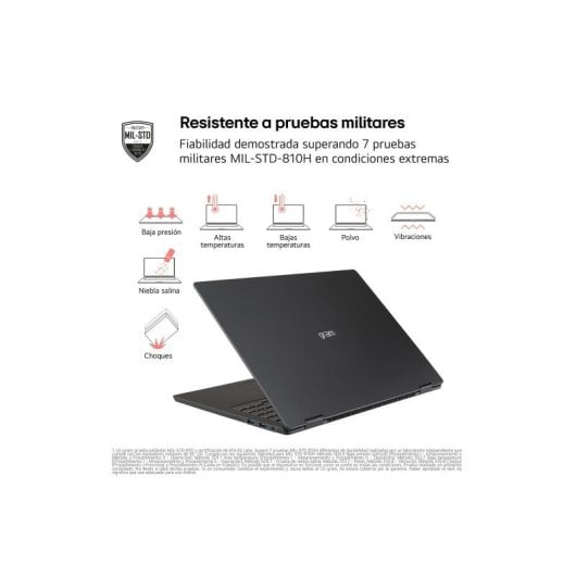 Portátil LG Gram 17Z90S-G.AA78B 17? Intel Core Ultra 7 16GB 1TB SSD AI Gram MIL-STD-810H