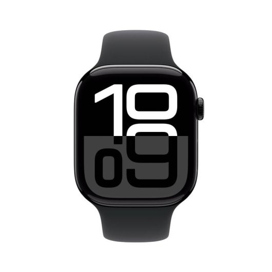 Apple Watch Series 10 GPS NFC 46mm OLED Noir M/L Résistance Eau 50m Pulsomètre SOS