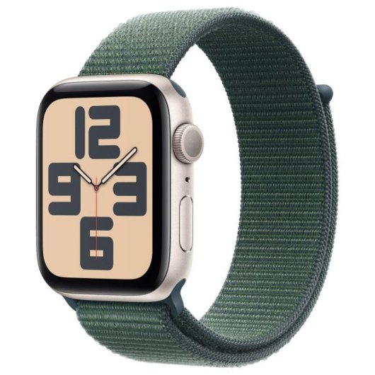 Montre Apple Watch SE GPS 44mm OLED Tactile 32 Go Résistante à l'eau jusqu'à 50 m