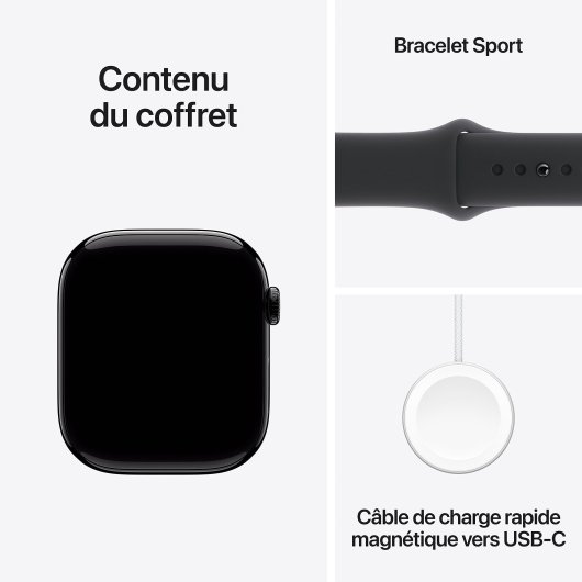 Smartwatch Apple Watch Series 10 GPS + Cellular + Résistance à l'eau jusqu'à 50 m