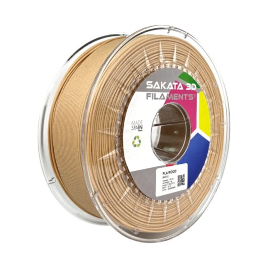 Sakata 3D Bobina de Filamento PLA WOOD Arce 1.75 mm 1 Kg