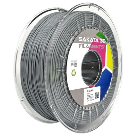 Sakata 3D Bobina de Filamento FLEX-920 1.75 mm Gris 1Kg