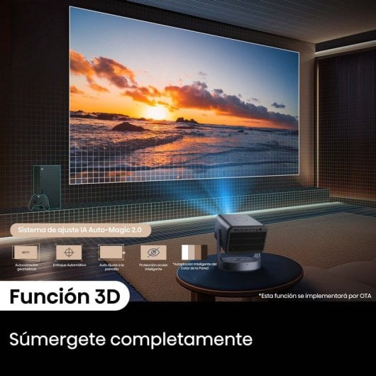 Proyector Hisense 4K 3000 Lúmenes DLP C2 Ultra Láser WiFi Gaming HDR Bluetooth JBL