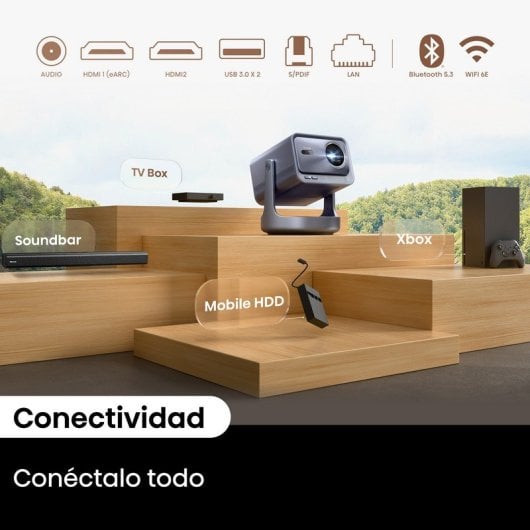 Proyector Hisense 4K 3000 Lúmenes DLP C2 Ultra Láser WiFi Gaming HDR Bluetooth JBL