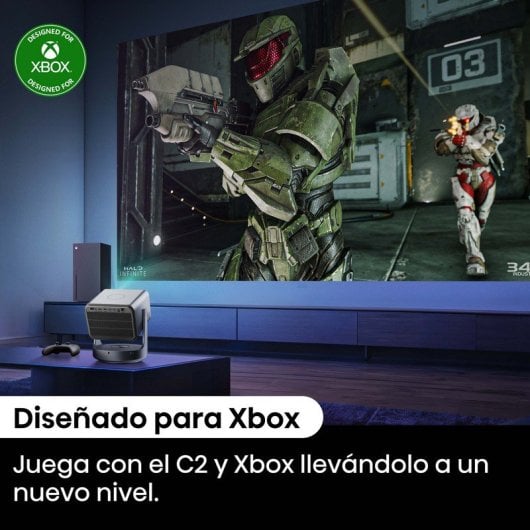 Proyector Hisense 4K 3000 Lúmenes DLP C2 Ultra Láser WiFi Gaming HDR Bluetooth JBL