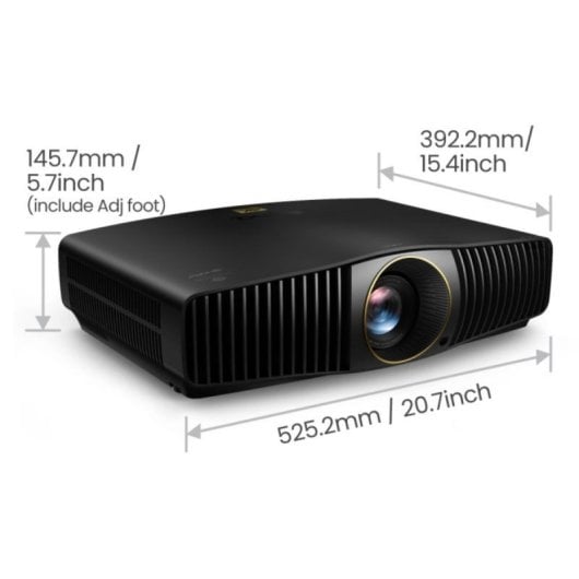 Proyector BenQ W5800 Láser 4K UHD 2600 lúmenes ANSI 2000000:1 DLP HDR 3D HDMI