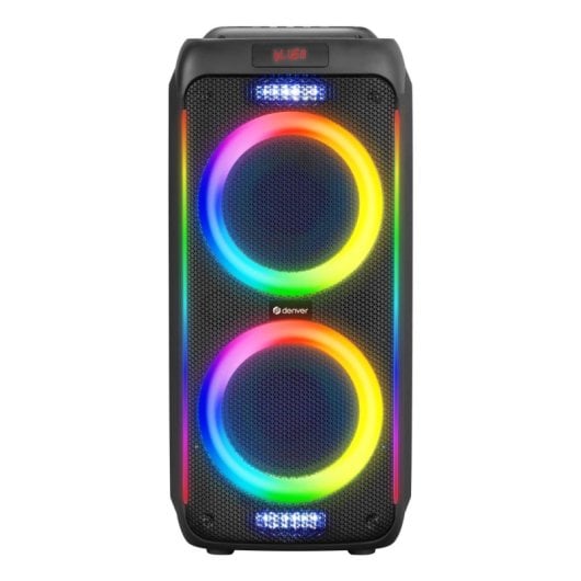 Denver 100 W kabellose Bluetooth-Lautsprecher mit USB, microSD und integriertem Mikrofon