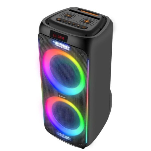 Denver 100 W kabellose Bluetooth-Lautsprecher mit USB, microSD und integriertem Mikrofon