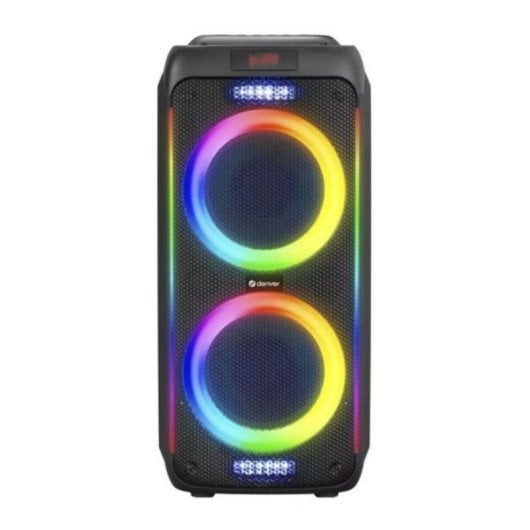 Denver 100 W kabellose Bluetooth-Lautsprecher mit USB, microSD und integriertem Mikrofon