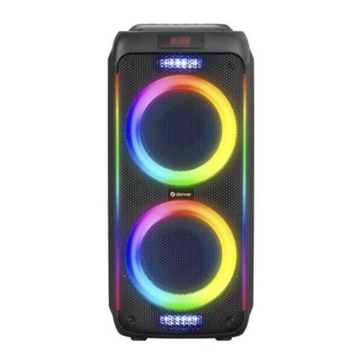 Denver 100 W kabellose Bluetooth-Lautsprecher mit USB, microSD und integriertem Mikrofon
