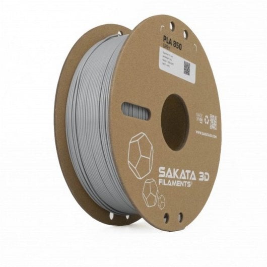 Sakata 3D Bobina de Filamento PLA 850 1.75 mm Gris 1Kg