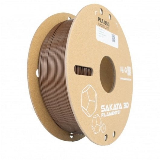 Sakata 3D Bobina de Filamento PLA 850 1.75 mm Chocolate 1Kg