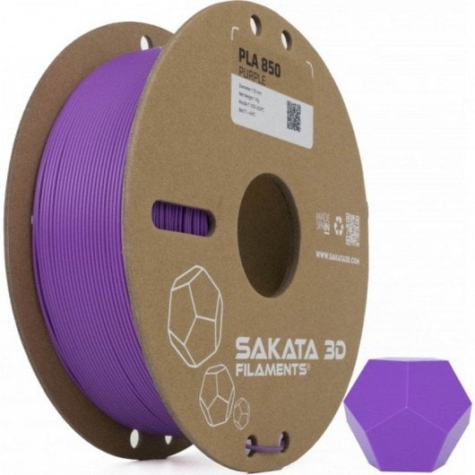 Sakata 3D Bobina de Filamento PLA 850 1.75 mm Morado 1Kg