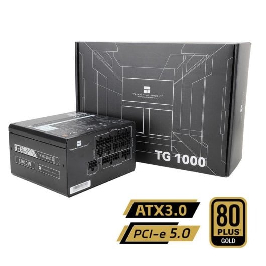 Fuente de Alimentación Thermalright 1000W 80 PLUS Gold TR-TG 1000W Modular ATX 3.0 PCIe 5.0 Smart Fan Stop
