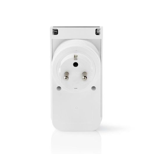 Enchufe Intelligente Nedis WIFIPO120EWT Wi-Fi IP44 Grigio Bianco Plastica