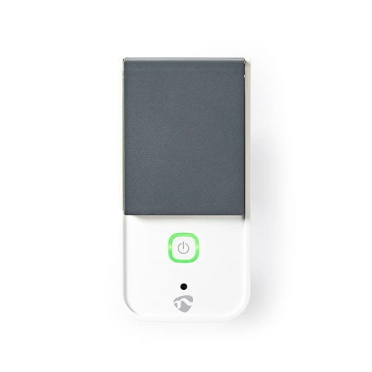 Enchufe Intelligente Nedis WIFIPO120EWT Wi-Fi IP44 Grigio Bianco Plastica