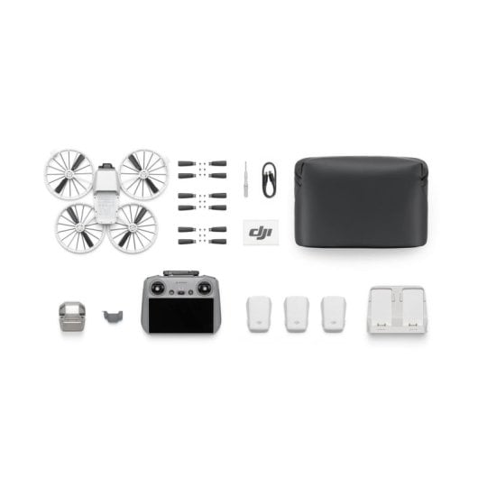 Drone DJI Flip Fly More Combo RC2 48MP 4K 31min 14km WiFi5 BT5 Gris/Blanco