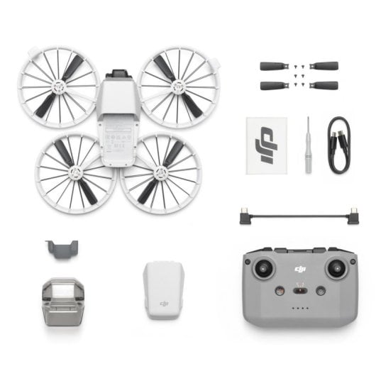 DJI Flip Drone 48MP 4K WiFi Bluetooth 5.0 16m/s 31min Vuelo 2GB MicroSDXC 249g Cinzento/Preto