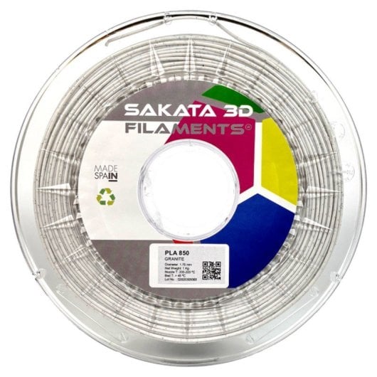 Sakata 3D Bobina de Filamento PLA 850 1.75 mm 1Kg Granito