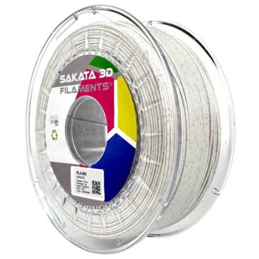 Sakata 3D Bobina de Filamento PLA 850 1.75 mm 1Kg Granito
