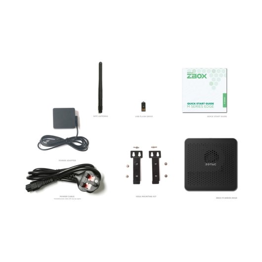 Barebone ZOTAC ZBOX MI668-BE Intel Core i7 DDR5 64GB SSD M.2 Wi-Fi 6 Thunderbolt 4