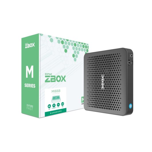 Barebone ZOTAC ZBOX MI668-BE Intel Core i7 DDR5 64GB SSD M.2 Wi-Fi 6 Thunderbolt 4