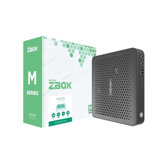 Barebone ZOTAC ZBOX edge MI351 Intel N100 DDR5 SO-DIMM M.2 PCIe 3.0 Wi-Fi AX Bluetooth 5.2