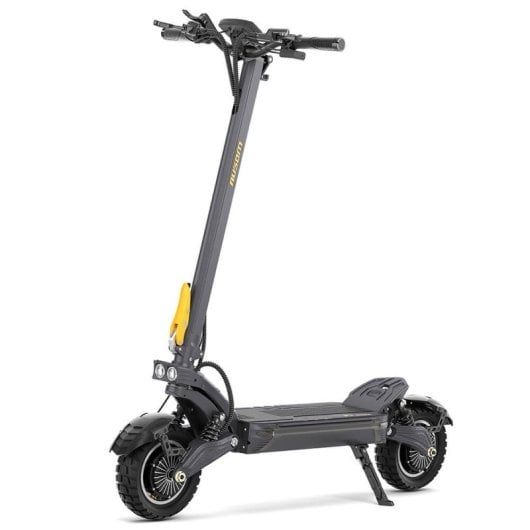 Scooter elétrica AUSOM 72 km/h, autonomia de 100 km, suspensão quádrupla de 2800 W, NFC LED