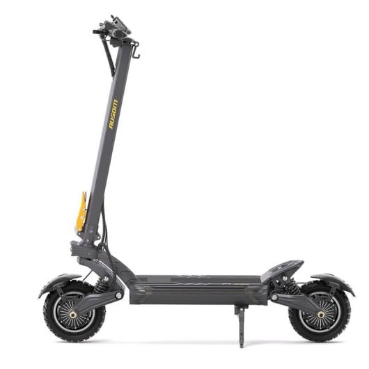 Scooter elétrica AUSOM 72 km/h, autonomia de 100 km, suspensão quádrupla de 2800 W, NFC LED