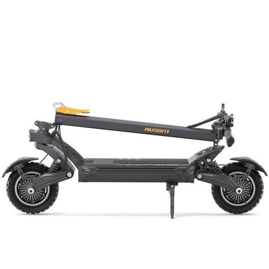 Scooter elétrica AUSOM 72 km/h, autonomia de 100 km, suspensão quádrupla de 2800 W, NFC LED