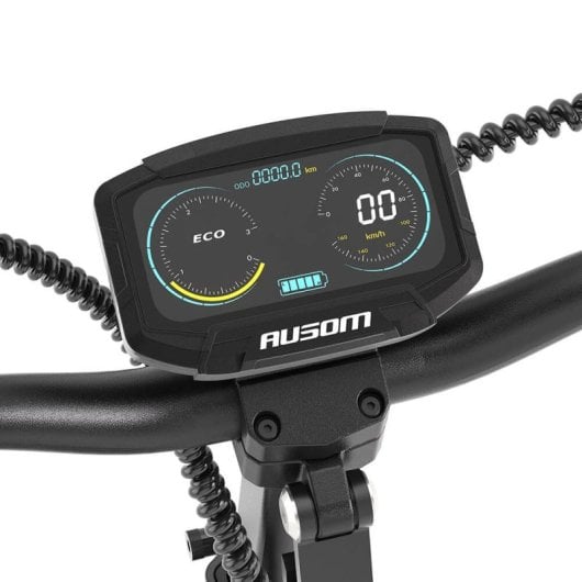 Patinete eléctrico Ausom 55km/h 70km de autonomía 1600W doble motor suspensión avanzada NFC LCD 4.5?