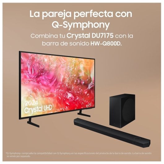 Televisor Samsung TU75DU7175UXXC 75" LED 4K UHD HDR10 Smart TV Tizen WiFi